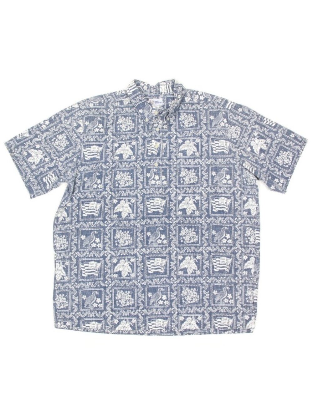 Reyn Spooner Classic Lahaina Sailor Reverse Print Hawaiian Shirt  Mens XXL /500
